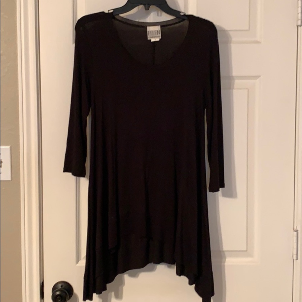 Shark Bite Hem Tunic